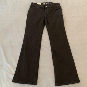 Wrangler‎ Jeans Womens 9x30 Black Boot Cut Premium Denim Stretch Mid Rise Casual